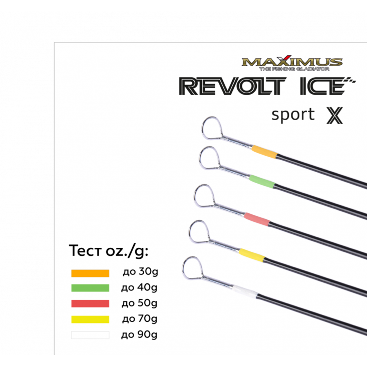 Зимняя удочка Maximus Revolt Ice Sport X