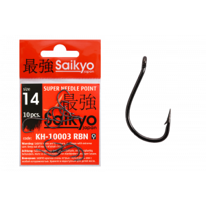 Крючки Saikyo KH-10003 Tanago BN №14 (10шт) Крючки Saikyo KH-10003 Tanago BN №14 (10шт)