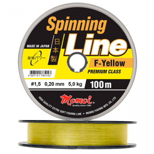 Momoi Spinning Line F-Yellow, флуоресцентная (0,16..