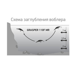 Воблер LureMax Grasper Воблер LureMax Grasper