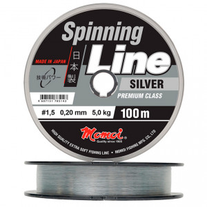 Momoi Spinning Line Silver, серебряная  (0,16 мм, ..