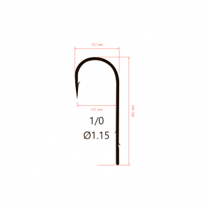 Крючки Saikyo BS-2313 Round Bent Worm