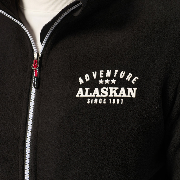 Кофта флисовая на молнии Alaskan Adventure черный  L