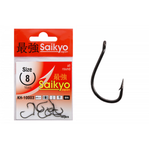 Крючки Saikyo KH-10003 Tanago BN № 8 (10шт) Крючки Saikyo KH-10003 Tanago BN № 8 (10шт)